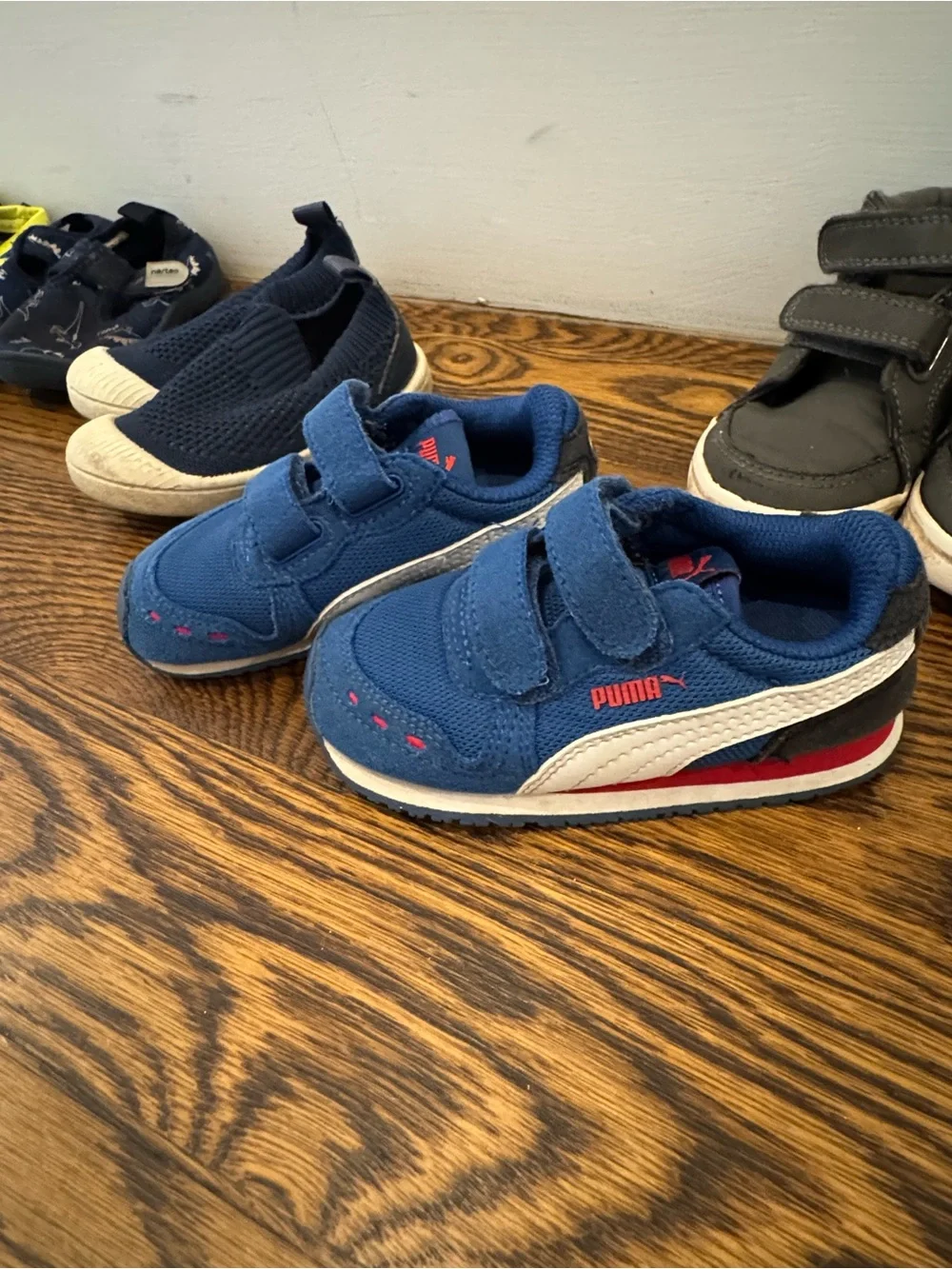 Toddler Boys Shoe Size 6 Bundle - Puma Sneakers, Water Shoes, and Rain Boots